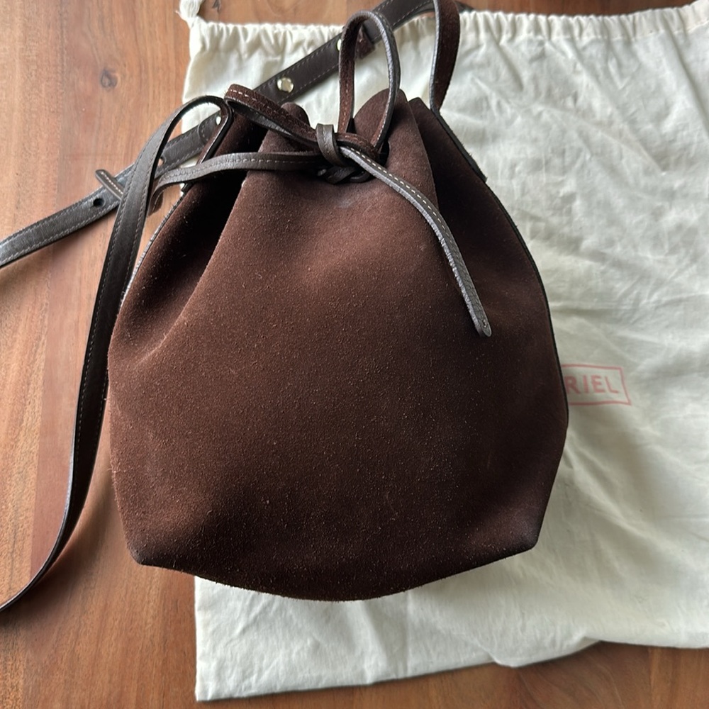 Mansur Gavriel Suede Bucket Bag
